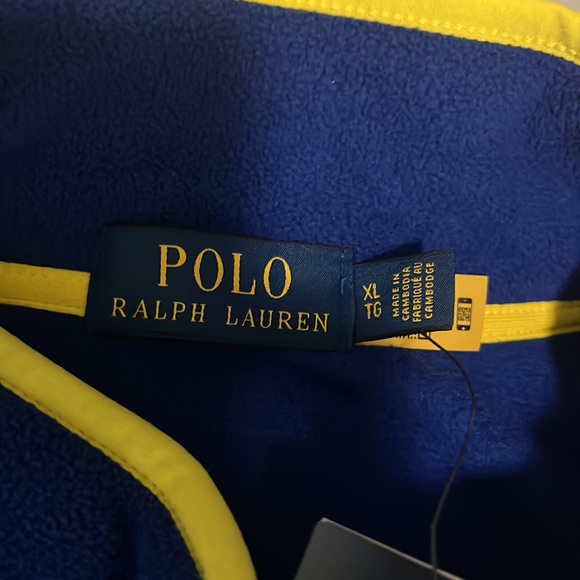 $170 Polo Ralph Lauren ColorBlocked Fleece Vest NWT - Picture 4 of 11